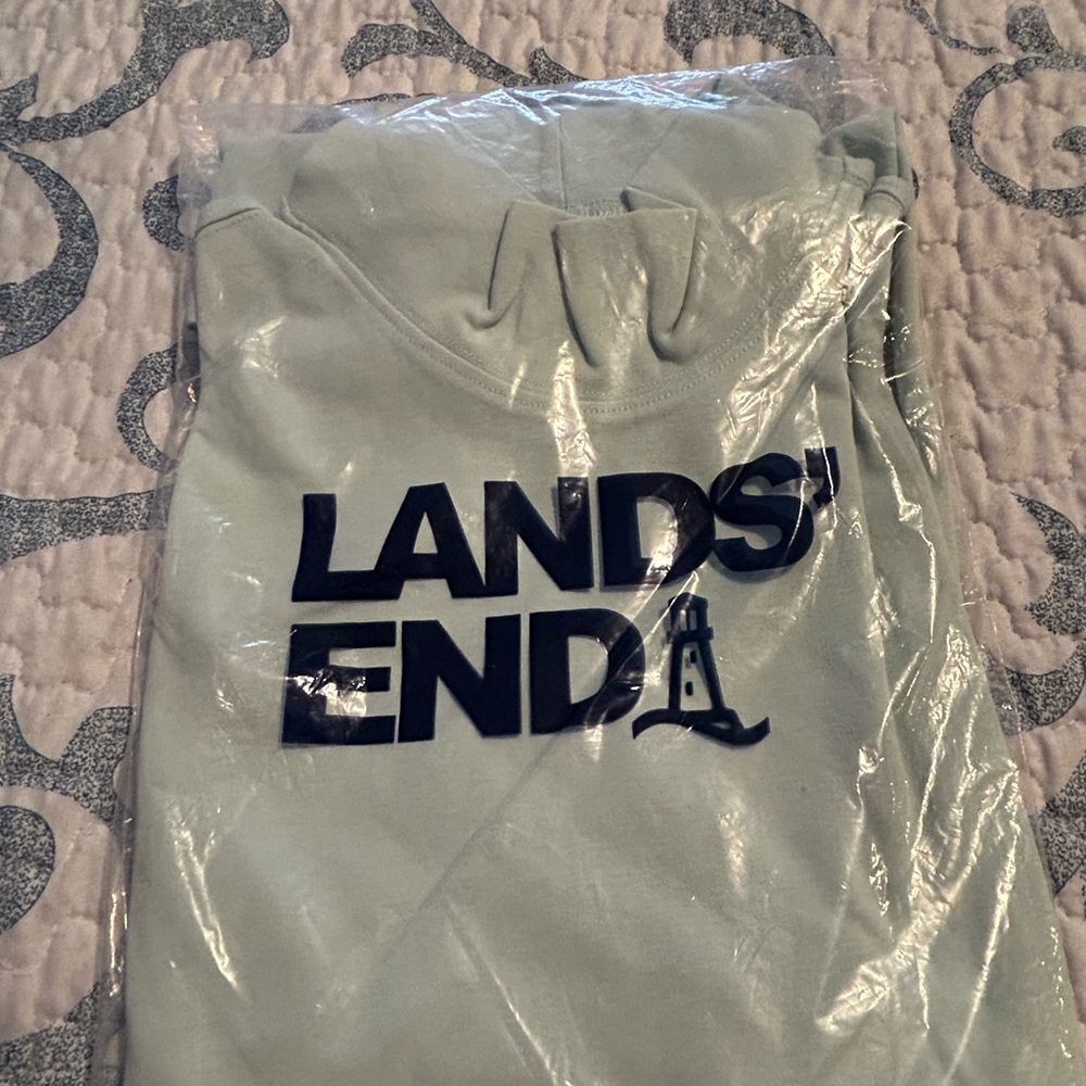 Lands End TWO NEW mock turtleneck tops 2x